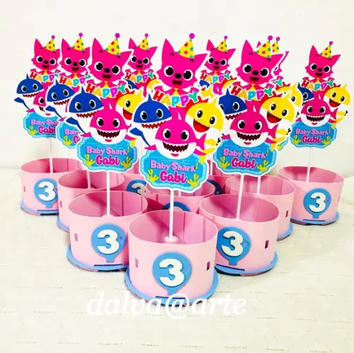 Centro de Mesa Baby Shark