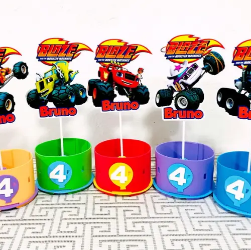 Centro de Mesa Blaze Monster