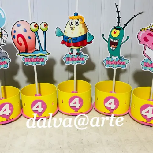 Centro de Mesa Bob Esponja