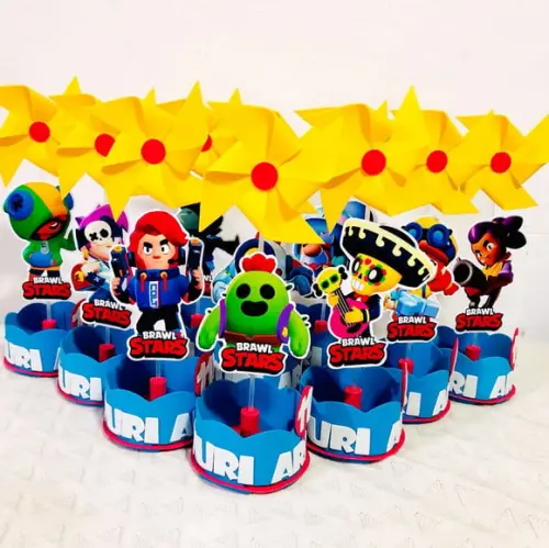 Centro de Mesa Brawl Stars