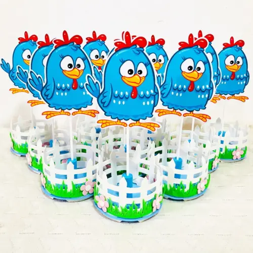 Centro de Mesa Galinha Pintadinha