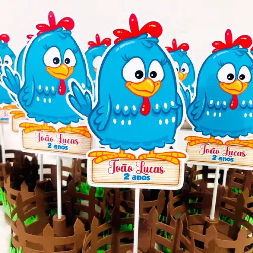 Centro de Mesa Galinha Pintadinha