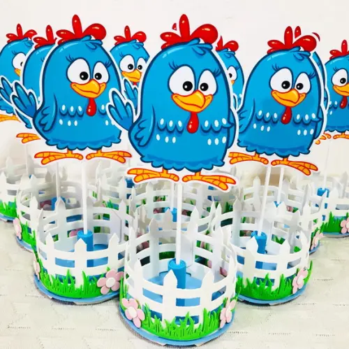 Centro de Mesa Galinha Pintadinha