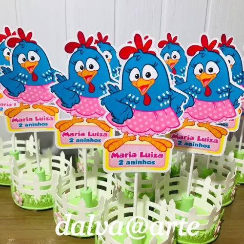 Centro de Mesa Galinha Pintadinha