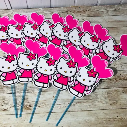 Centro de Mesa Hello Kitty