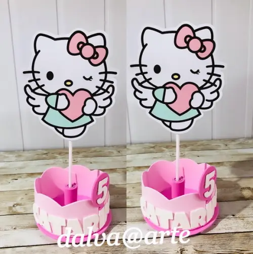 Centro de Mesa Hello Kitty