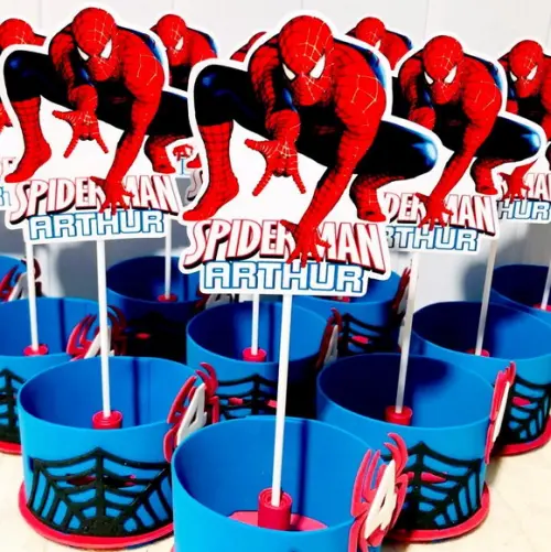 Centro de Mesa Homem Aranha