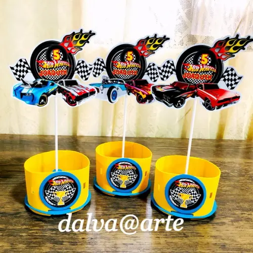 Centro de Mesa Hot Wheels