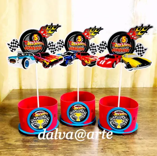 Centro de Mesa Hot Wheels