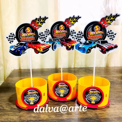 Centro de Mesa Hot Wheels