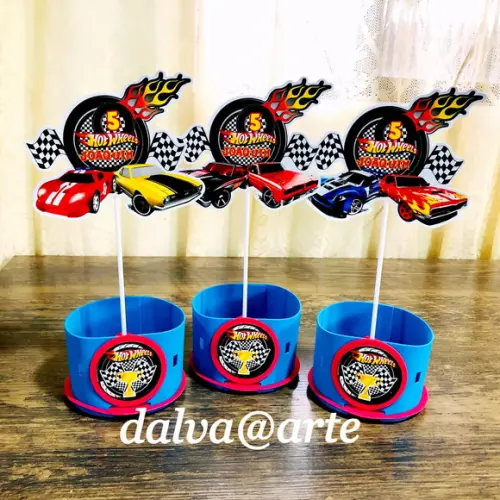 Centro de Mesa Hot Wheels