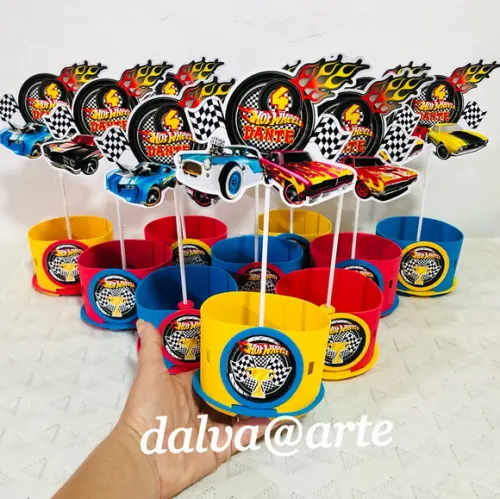 Centro de Mesa Hot Wheels