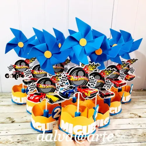 Centro de Mesa Hot Wheels