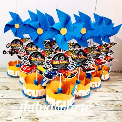 Centro de Mesa Hot Wheels