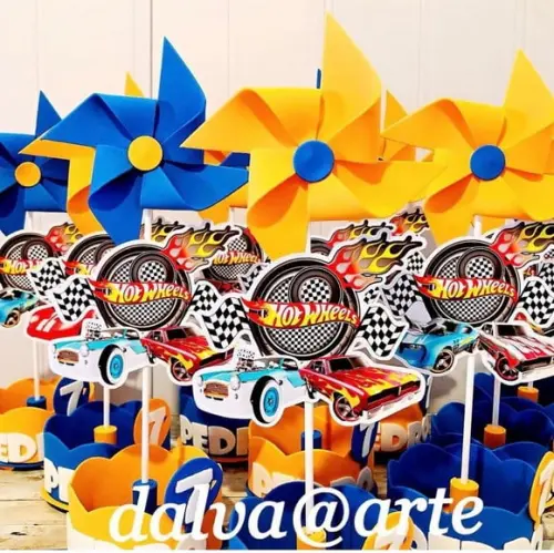 Centro de Mesa Hot Wheels