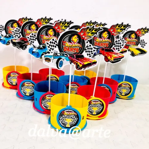 Centro de Mesa Hot Wheels
