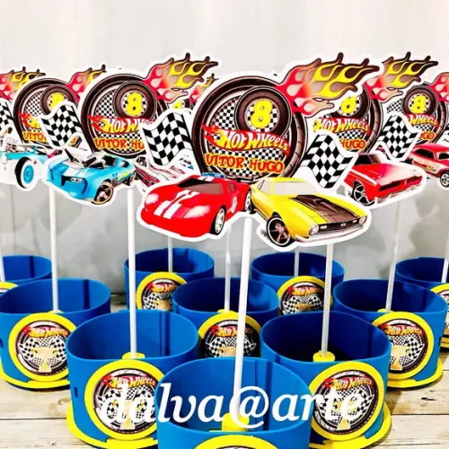 Centro de Mesa Hot Wheels