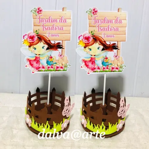 Centro de Mesa Jardim Encantado