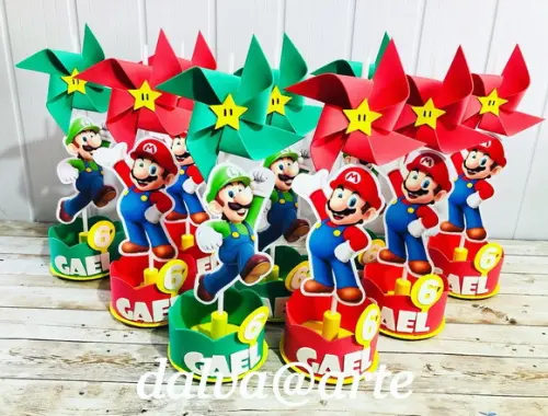 Centro de Mesa Mario Bros