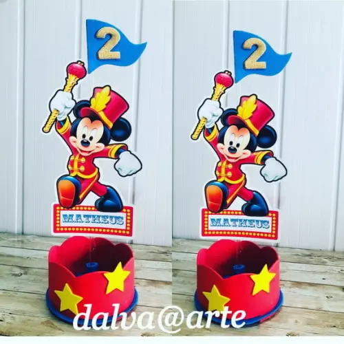 Centro de Mesa Mickey Circo
