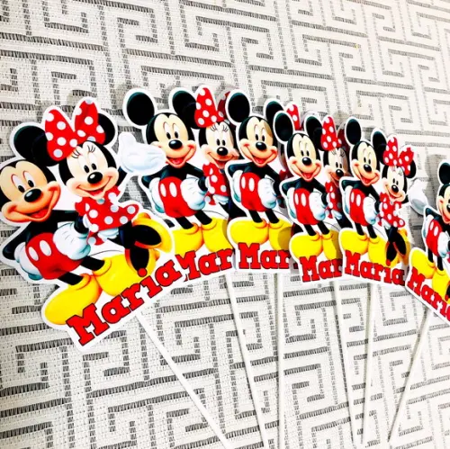 Centro de Mesa Mickey e Minnie