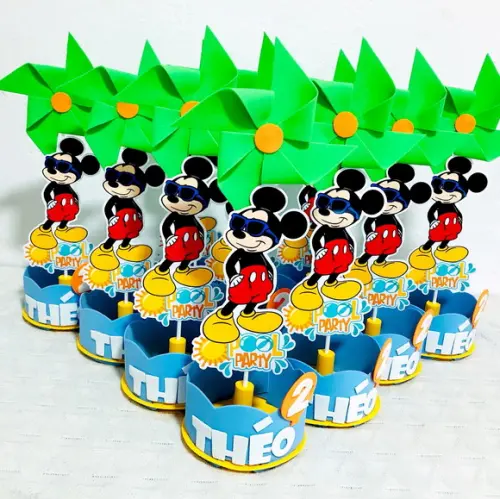 Centro de Mesa Mickey Pool Party