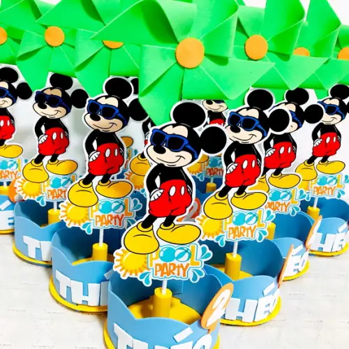 Centro de Mesa Mickey Pool Party
