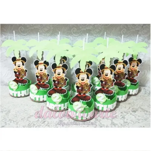 Centro de Mesa Mickey Safari
