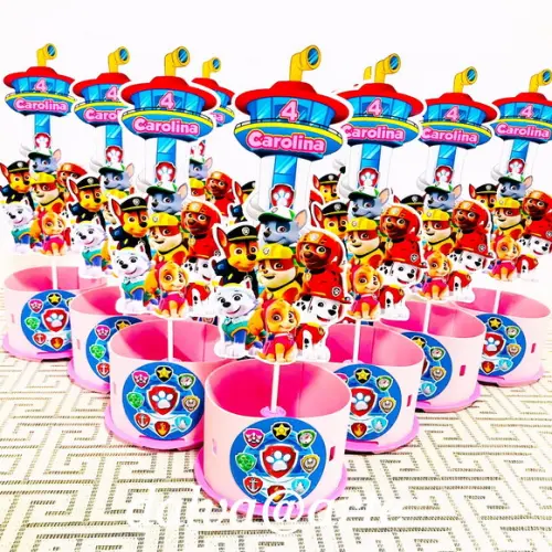 Centro de Mesa Patrulha Canina