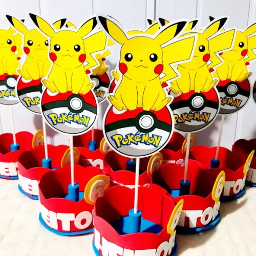 Centro de Mesa Pokémon Pikachu
