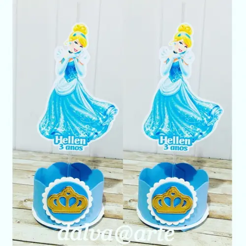 Centro de Mesa Princesas