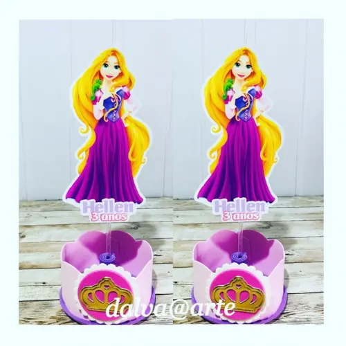 Centro de Mesa Princesas