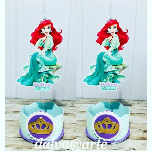 Centro de Mesa Princesas