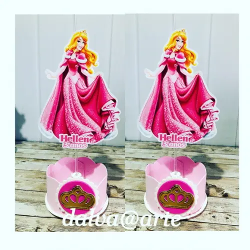 Centro de Mesa Princesas
