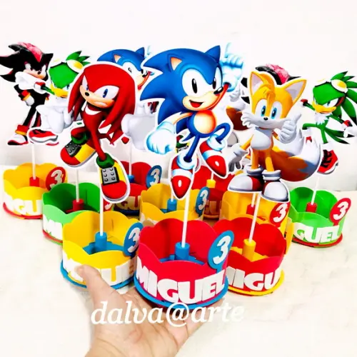 Centro de Mesa Sonic