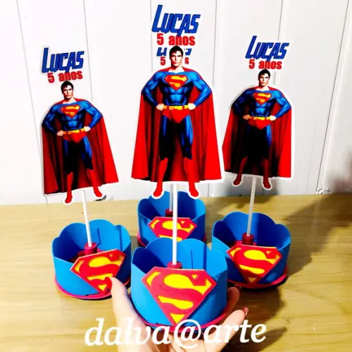 Centro de Mesa Super Homem