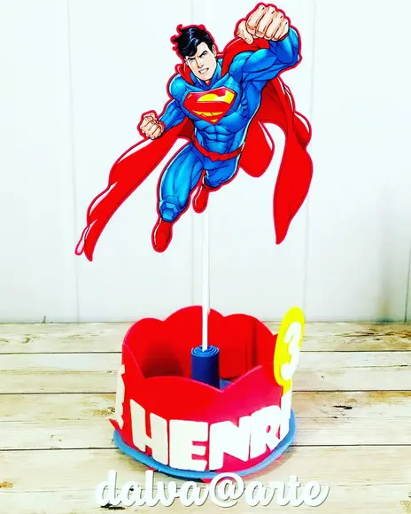 Centro de Mesa Super Homem