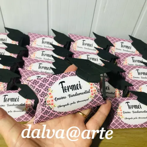 Lembrancinha Porta Bis Tema Formatura
