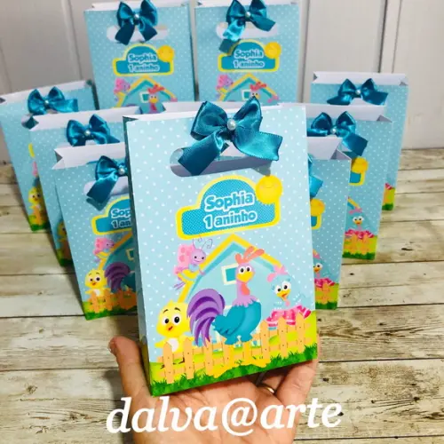 Mini Sacolinha Galo Carijó Candy