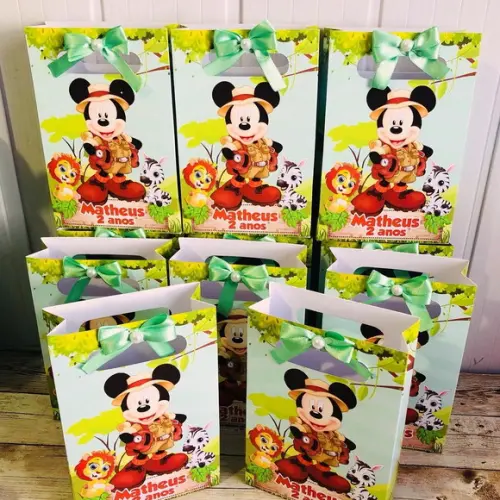 Mini Sacolinha Mickey Safari