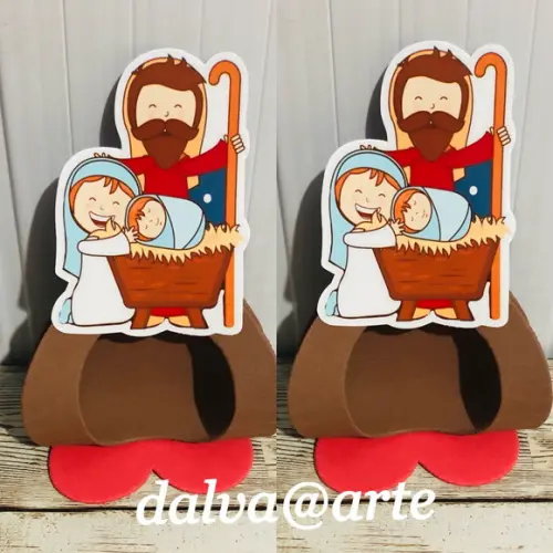 Porta Bombom Presépio