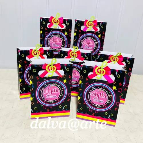 Sacolinha Tema Neon