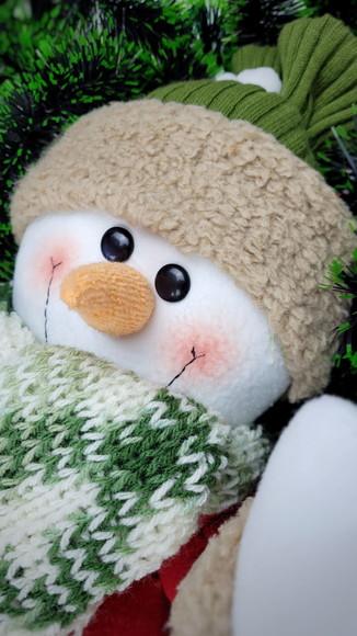 Boneco de Neve Grande 50 cm Peça Única