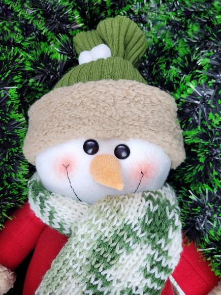 Boneco de Neve Grande 50 cm Peça Única