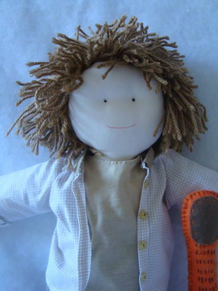 Boneco de Pano Guitarrista