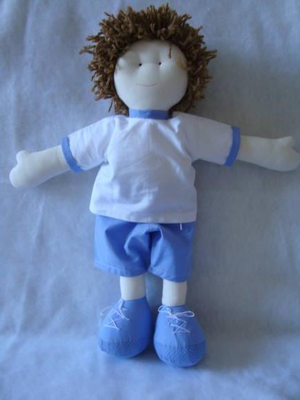 Boneco de pano jogador de Futebol