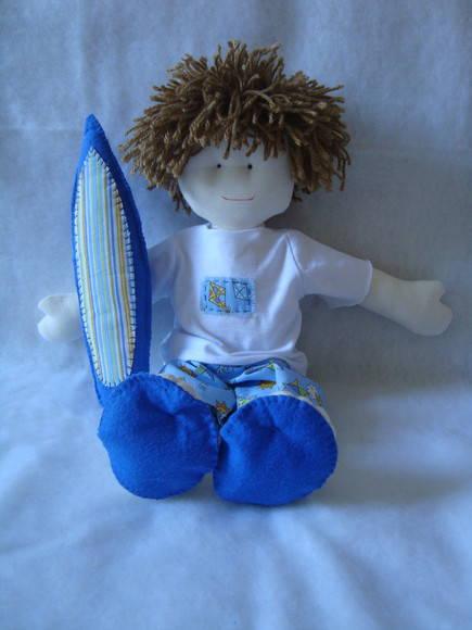 Boneco de Pano Surfista