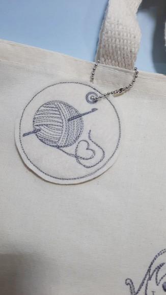 Ecobag Bordada Louca Por Crochê
