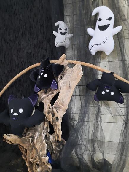 Fantasmas de Feltro Kit 2 Peças