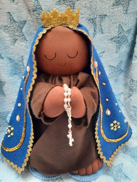 Nossa Senhora Aparecida em Tecido e Feltro